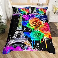 Vista 20 de feelyou - Juego de funda de edredón, diseño bohemio de mandala dorado; tamaños Gemelo, Completo, Queen y King; material de poliéster de microfibra