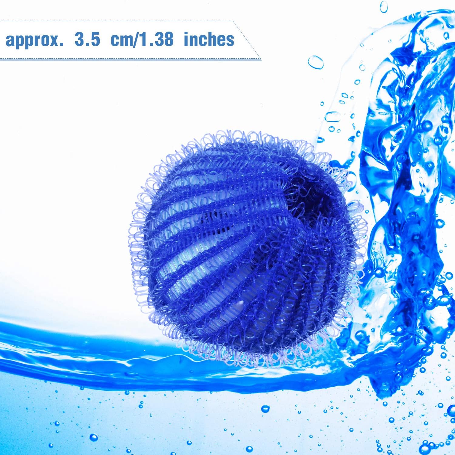Pet Hair Remover for Laundry Lint Remover Washing Balls Reusable Dryer Balls Pet Hair Dryer Ball Lint Remover for Laundry, 6 Colors (12) : Health & Household