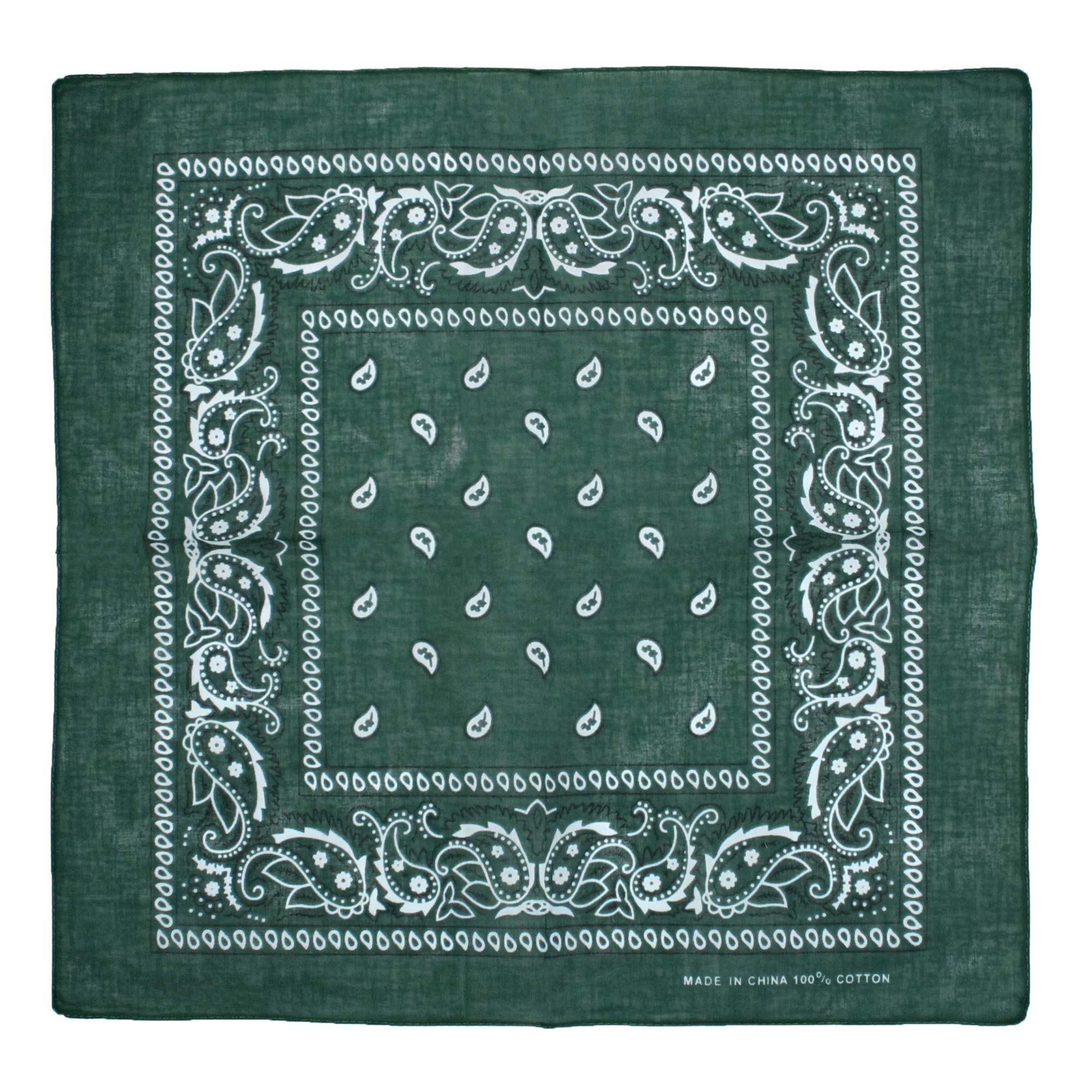 Zac's Alter Ego Retro Vintage Style Cowboy Paisley Bandana/Neckerchief/Durag