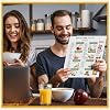 Sinload 12 Pcs Fatty Liver Food Chart Poster Diet Grocery List Meal Plan Health Diet for Kitchen Room Decor