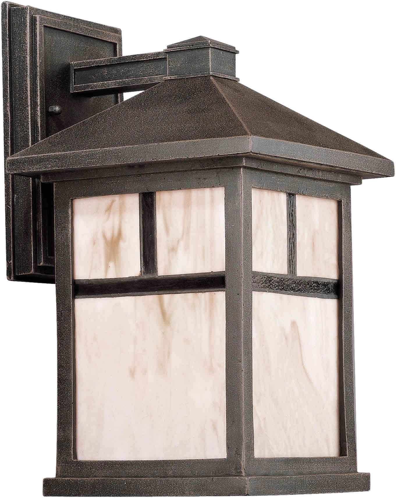 Forte Lighting 1873-01-28 Outdoor Wall Lamp with Honey Glass Shades, Painted Rust-image-42