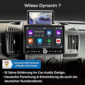 JustNow モバイル DYNAVIN Radio samochodowe z systemem Android do FIAT Ducato