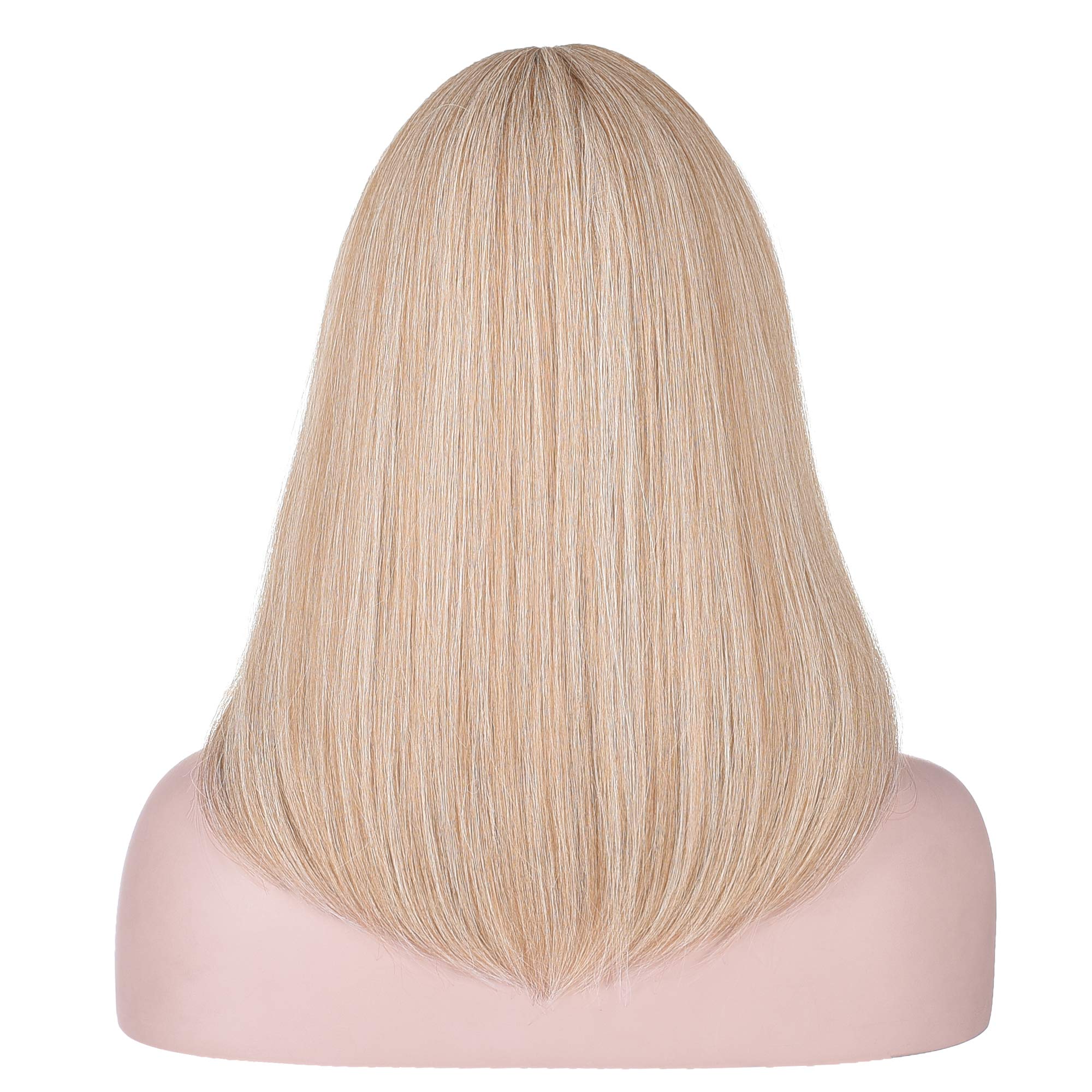 Amazon.com : AMZCOS 15 Inch Short Straight Blonde Highlights  display picture 1