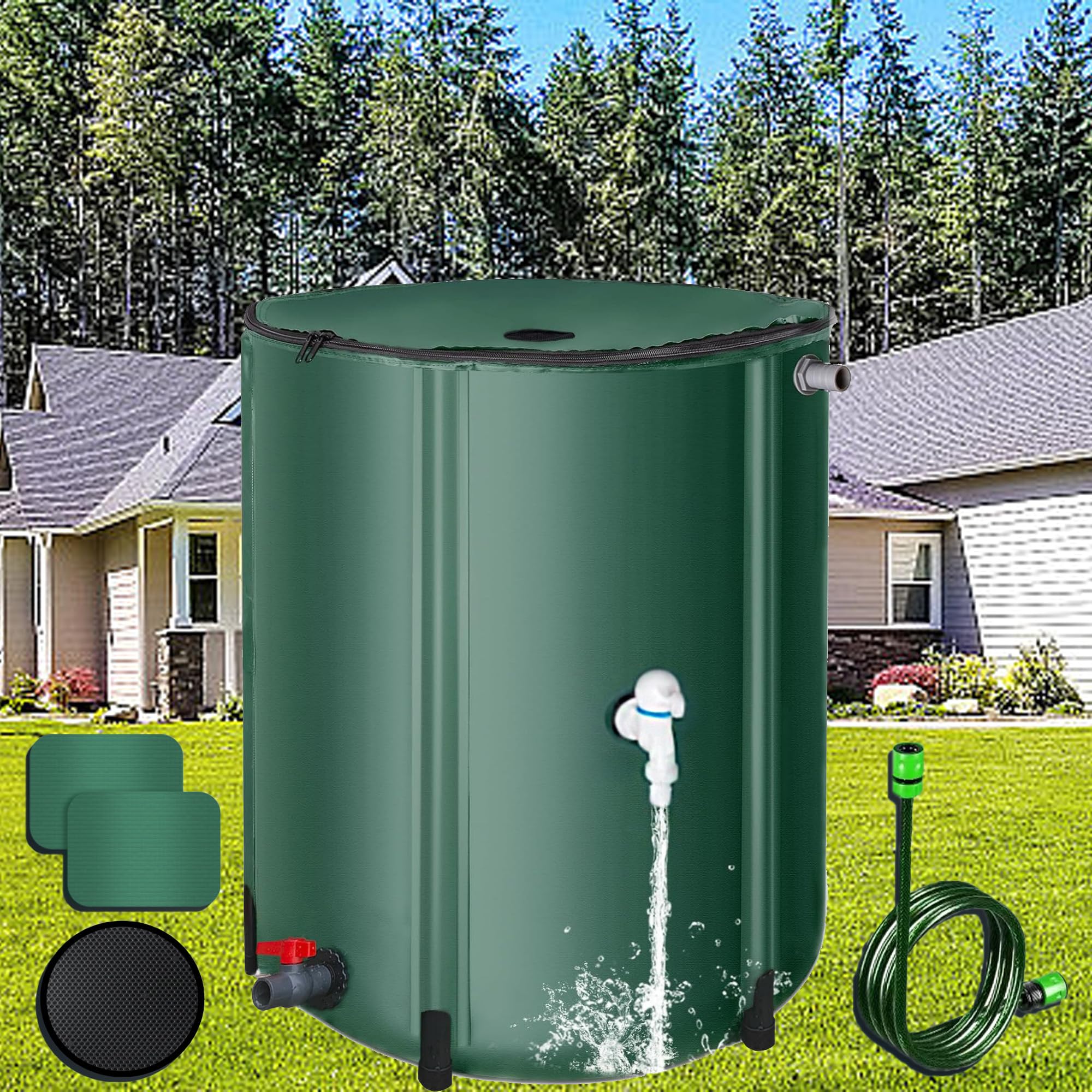 récupérateur eau de pluie pliable 50 l