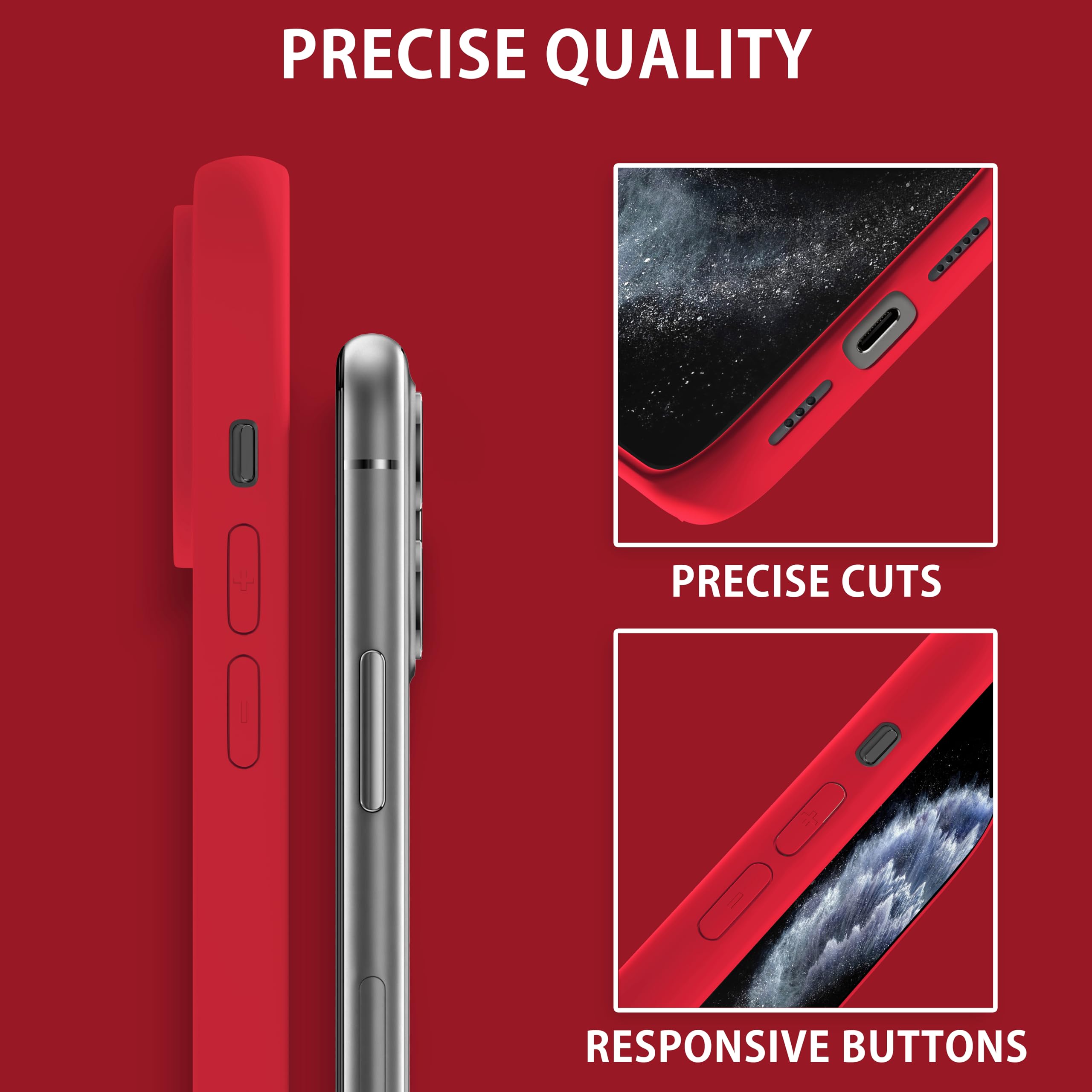 Custodia Protettiva Con Vetro Temperato Per IPhone 11-16 Pro Max