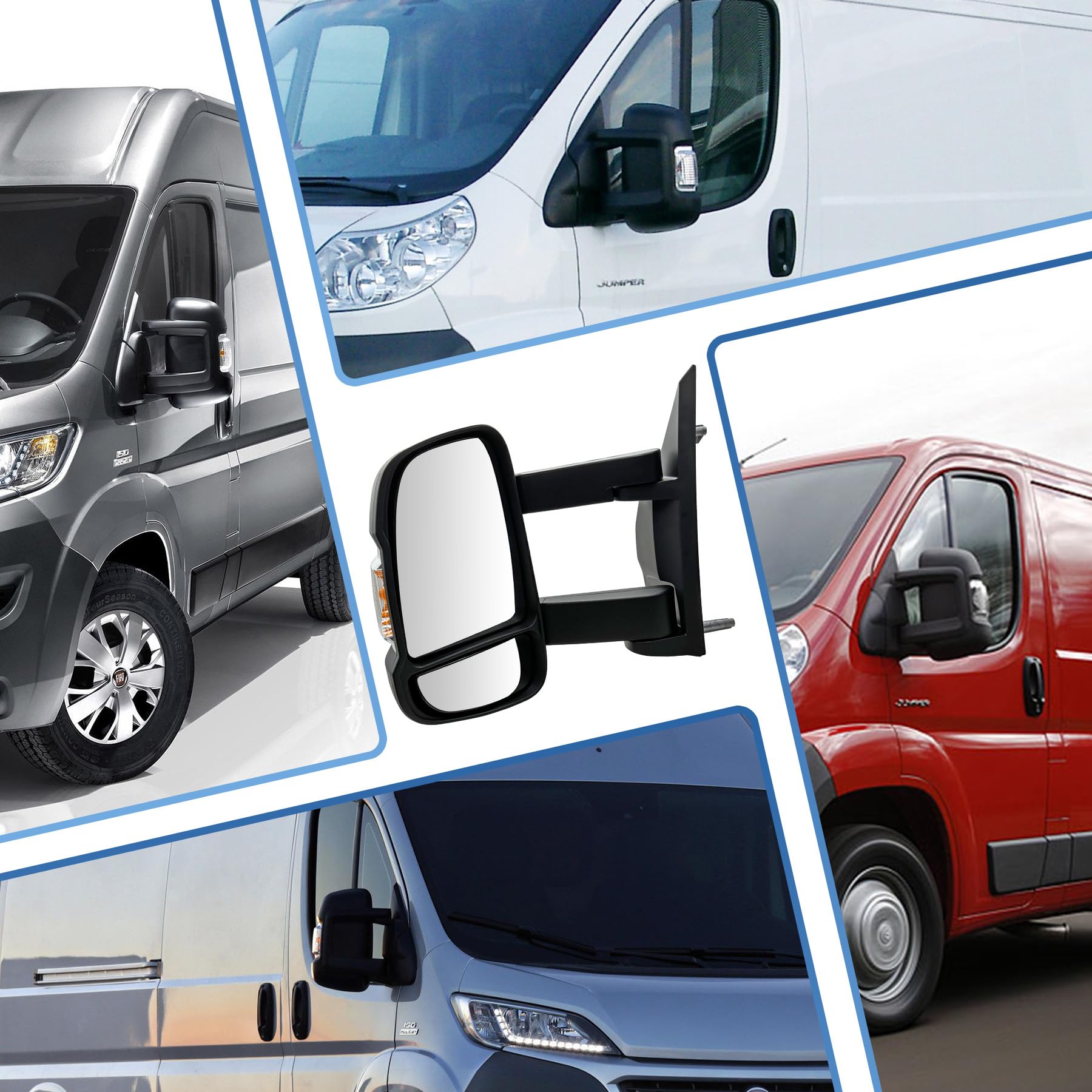 Spiegel Links Kurz Peugeot Boxer Elektrisch 10 Pins