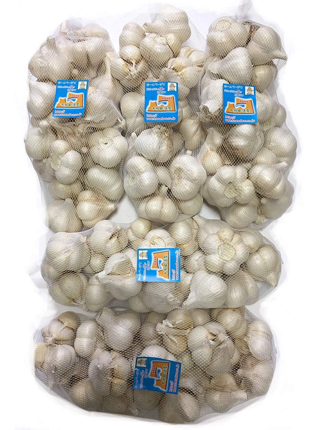 Amazon.co.jp: にんにく 訳あり品Mサイズ5kg 業務用C品 青森県産