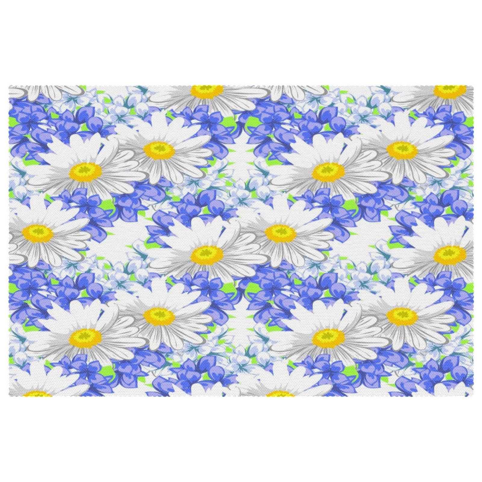 Sets de table fleurs violettes en textile Oxford haute qualité