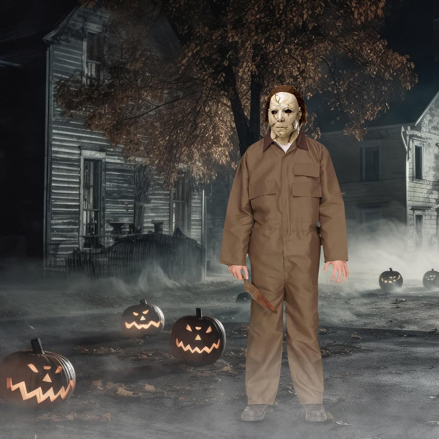 Fun World Kid's Michael Myers Child Mask - Rob Zombie's Halloween Accessory, Multi, Standard