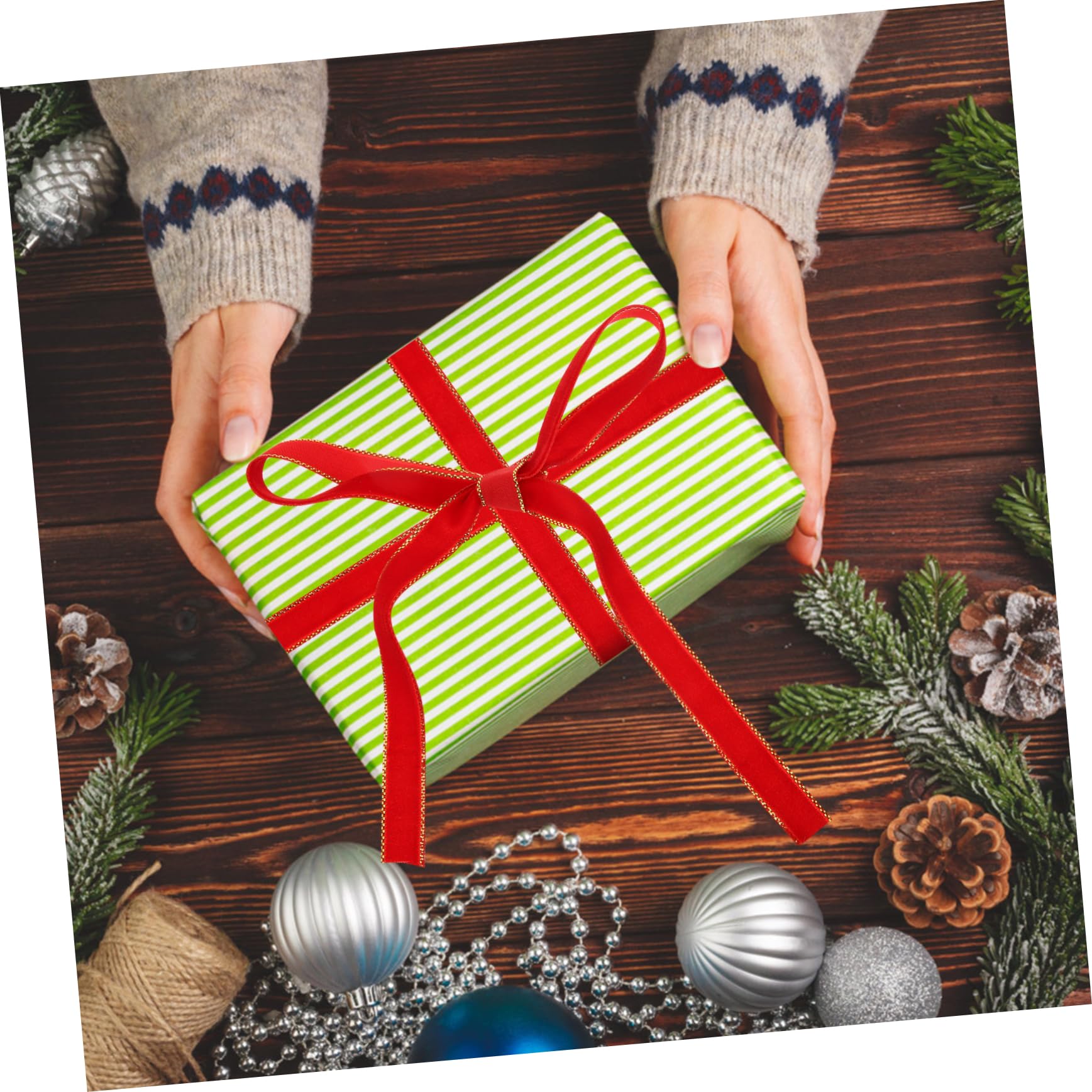 SHINEOFI 3rollen Velour Ribbon Für Weihnachtsdeko Yards Rot Für Bastelarbeiten Geschenkverpackungen Und -projekte Für Festliche Anlässe Und Dekorationen