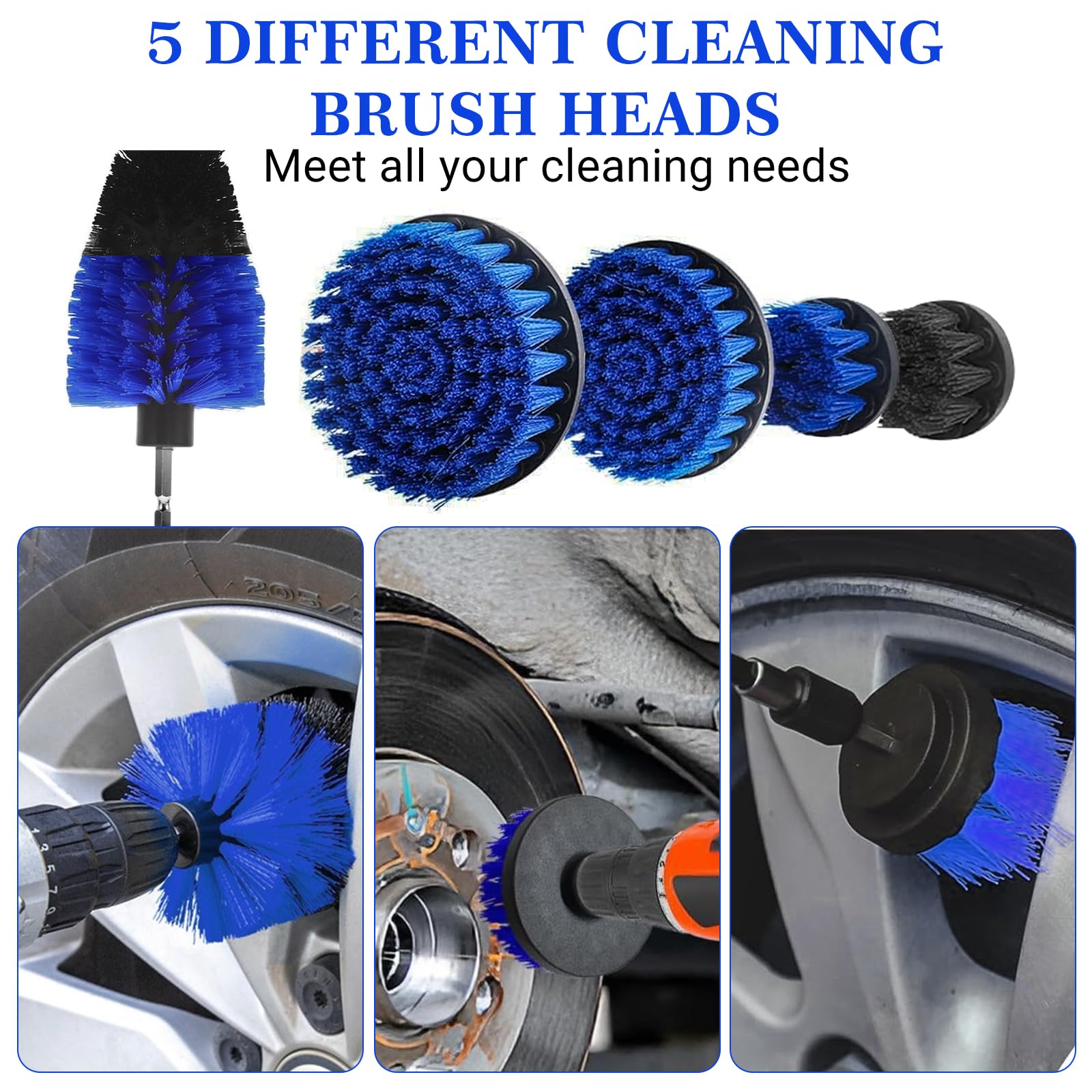 31 Pezzi Kit Pulizia Auto, Kit Lavaggio Auto Completo, Set Detailing per Interni ed Esterni, con Spazzole, Spugne per Lucidatura, Panni in Microfibra e Borsa Portaoggetti