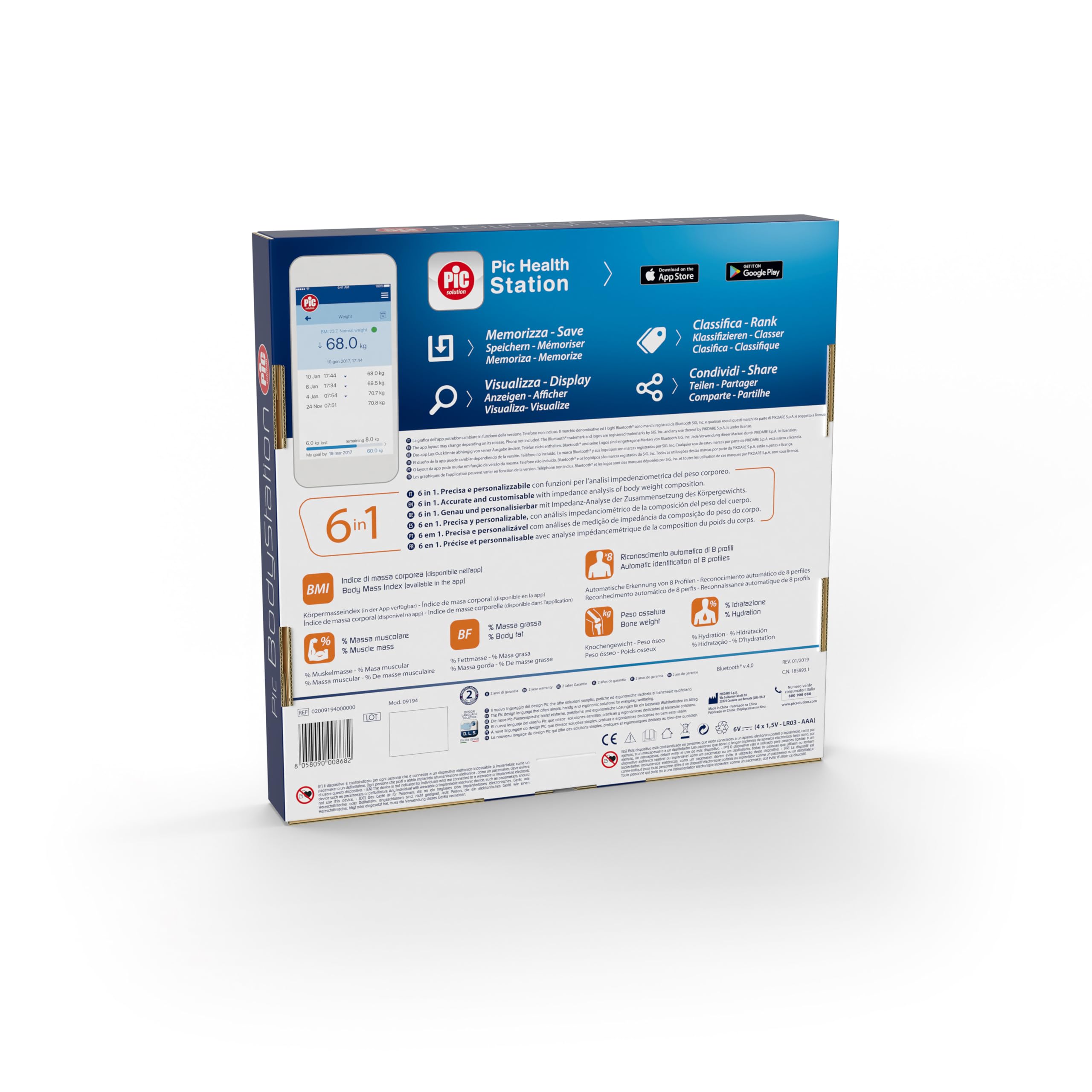Pic Solution BodyStation Bilancia Digitale
