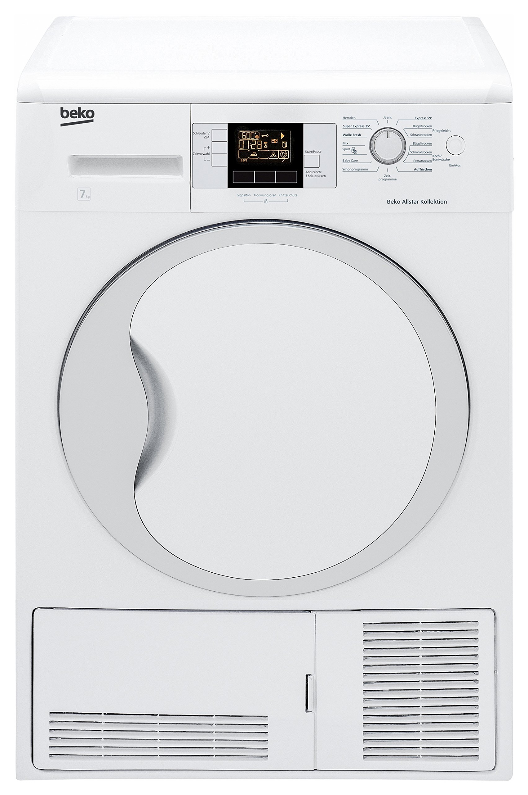 Beko DCU 7330 Kondenstrockner/B / 7 kg / 3.92 kWh/Weiß