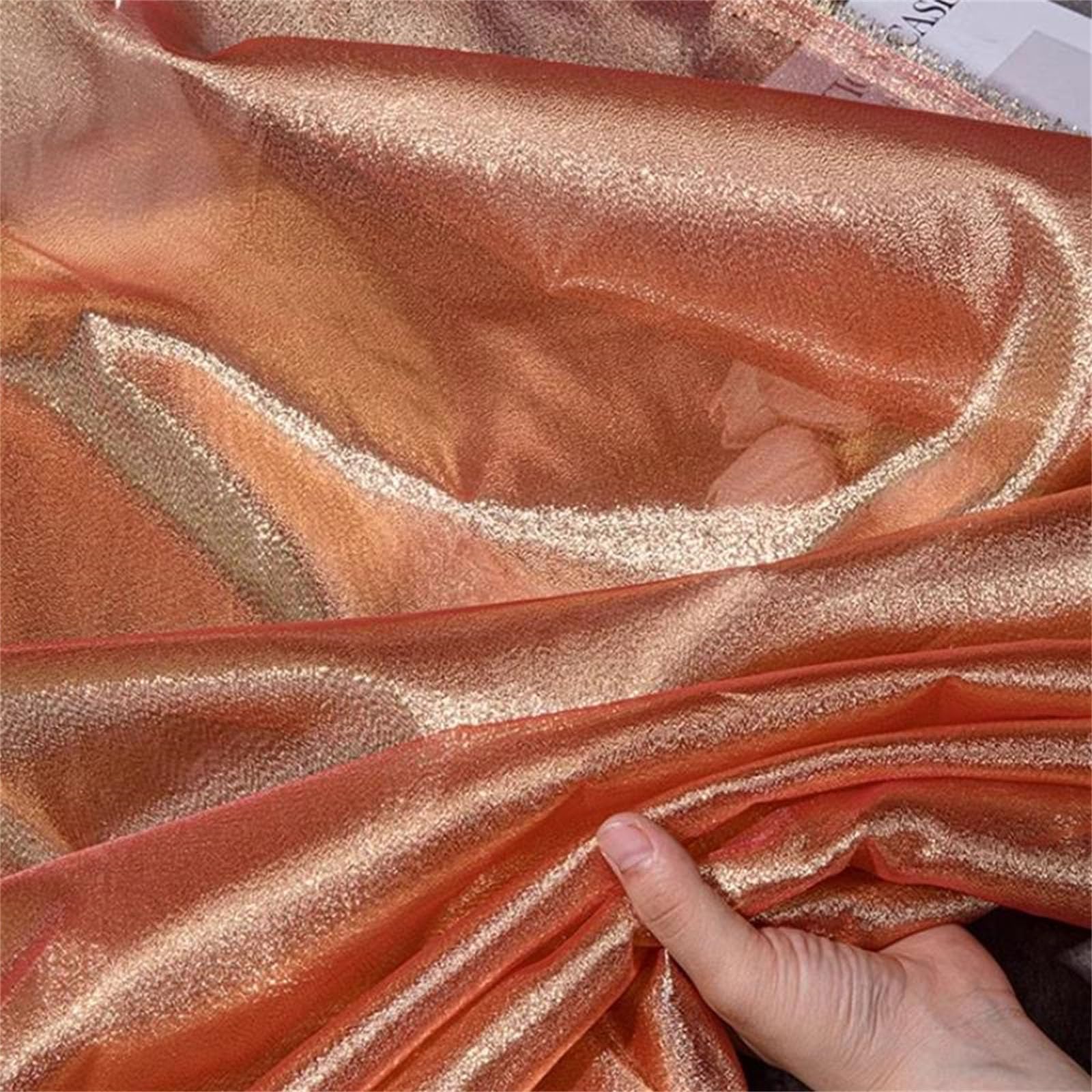 Organza Fabric, Organza Fabric 99% Polyester Multicolor 150cm x 100cm for Dresses Wedding Decor(8)