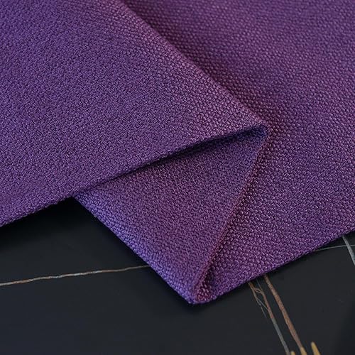 Miniatura 4 de Juego de 4 manteles individuales de lino sintético suave de 12 x 18 pulgadas, resistentes al calor, manteles individuales para mesa de comedor,