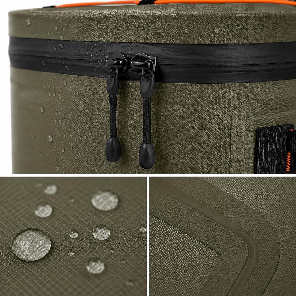 BRUNELLI 25 l torba chłodząca, plecak, wodoszczelna, torba piknikowa, na kemping, torba izolacyjna, oliwkowa