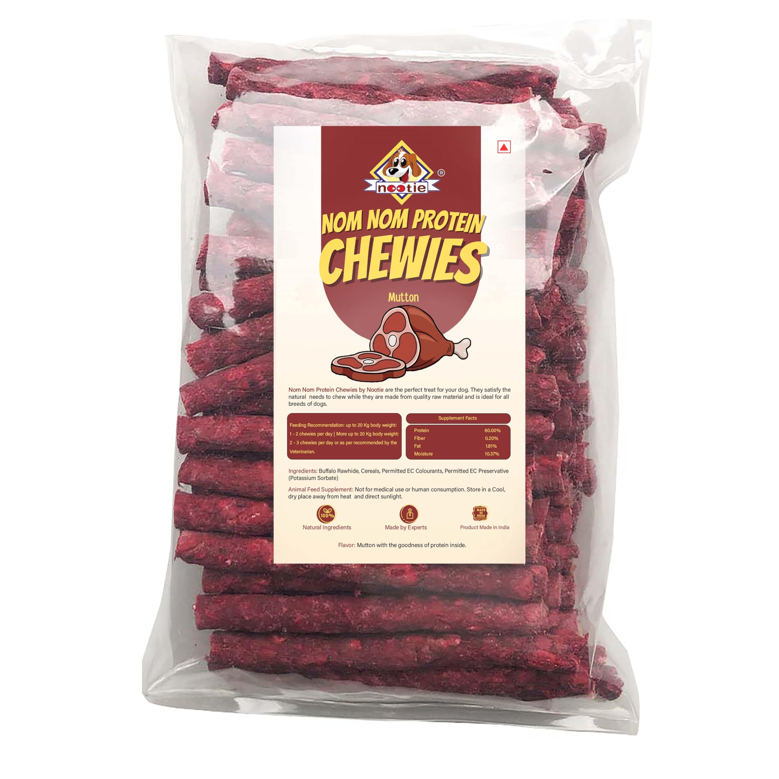 Nootie Mutton Munchies Sticks, 1 kg (B013QIM8R0) Amazon Price History, Amazon Price Tracker