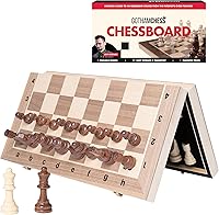 Vista 1 de GothamChess Board Foldable & Portable, Magnetic Chess Pieces, Organized Fitted Storage, Includes Course by International Master Levy Rozman, Game