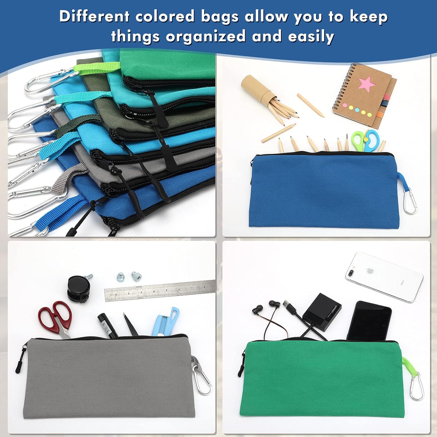 small zipper tool bolsa