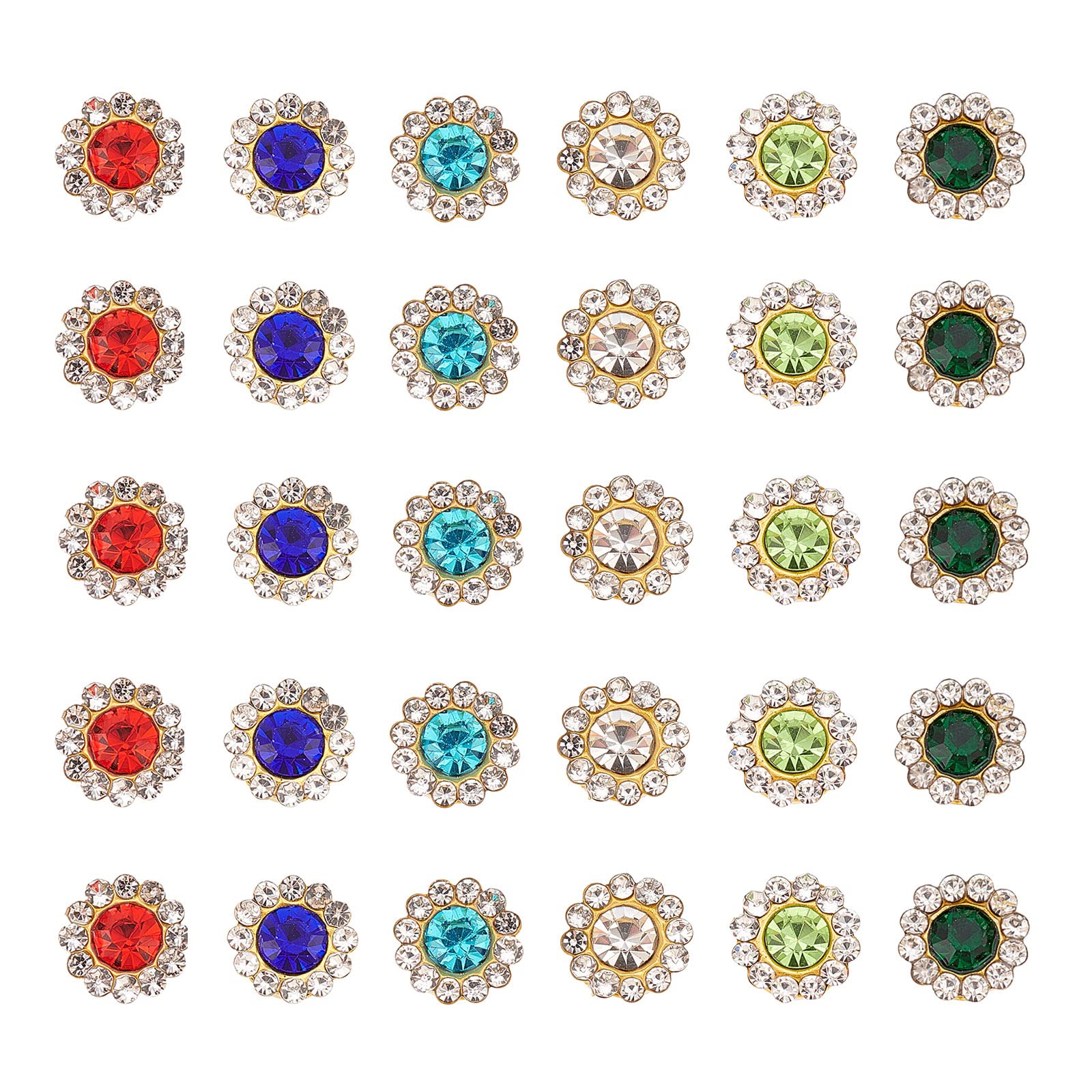 100 Bottoni A Fiore In Legno Colorati – Diametro 20 Mm, Per Cucito E Bricolage Creativo - 4