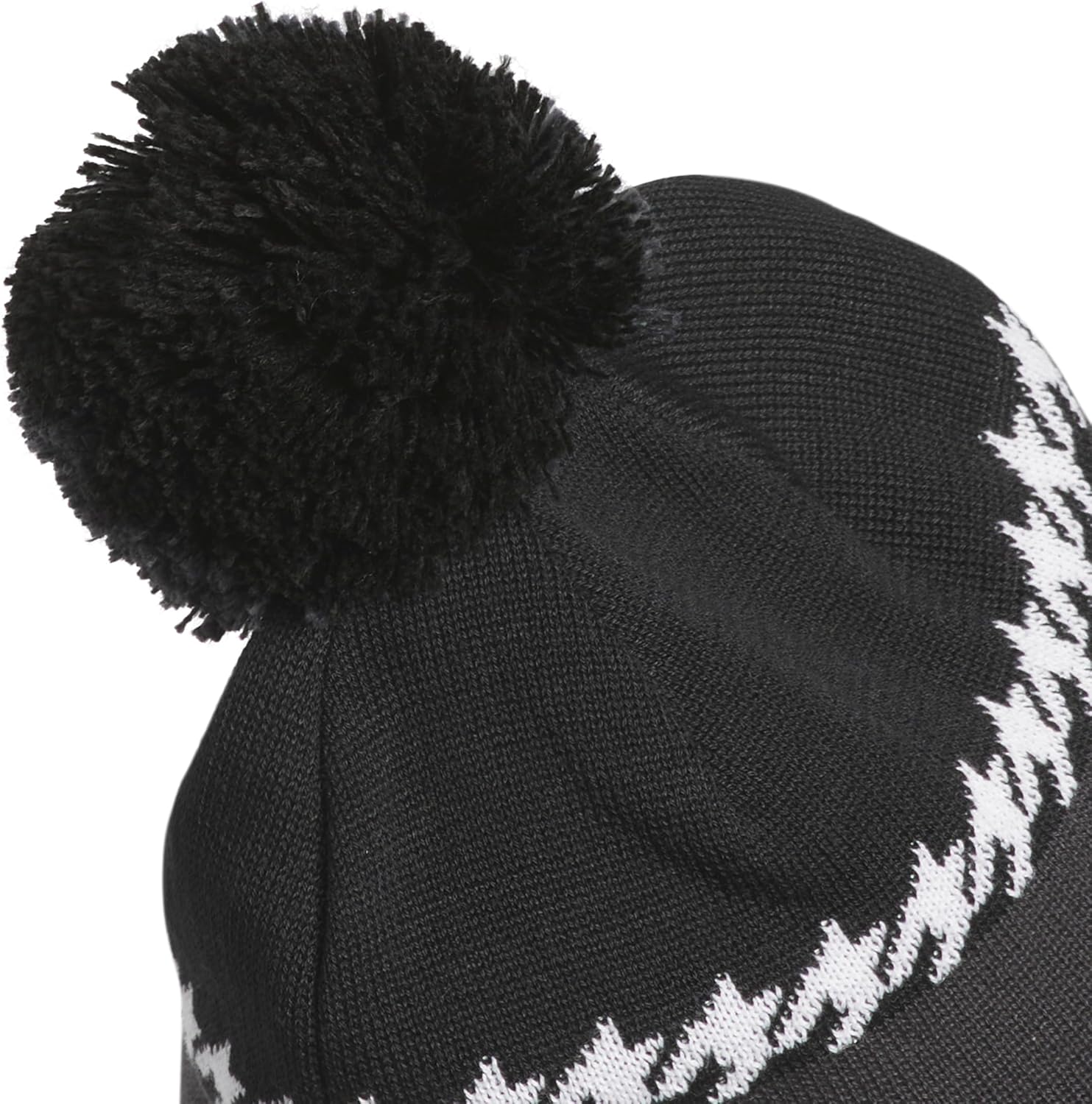 Adidas Men's Cold.RDY 3-Stripes Golf Pom Beanie, Black, One Size - Image 4