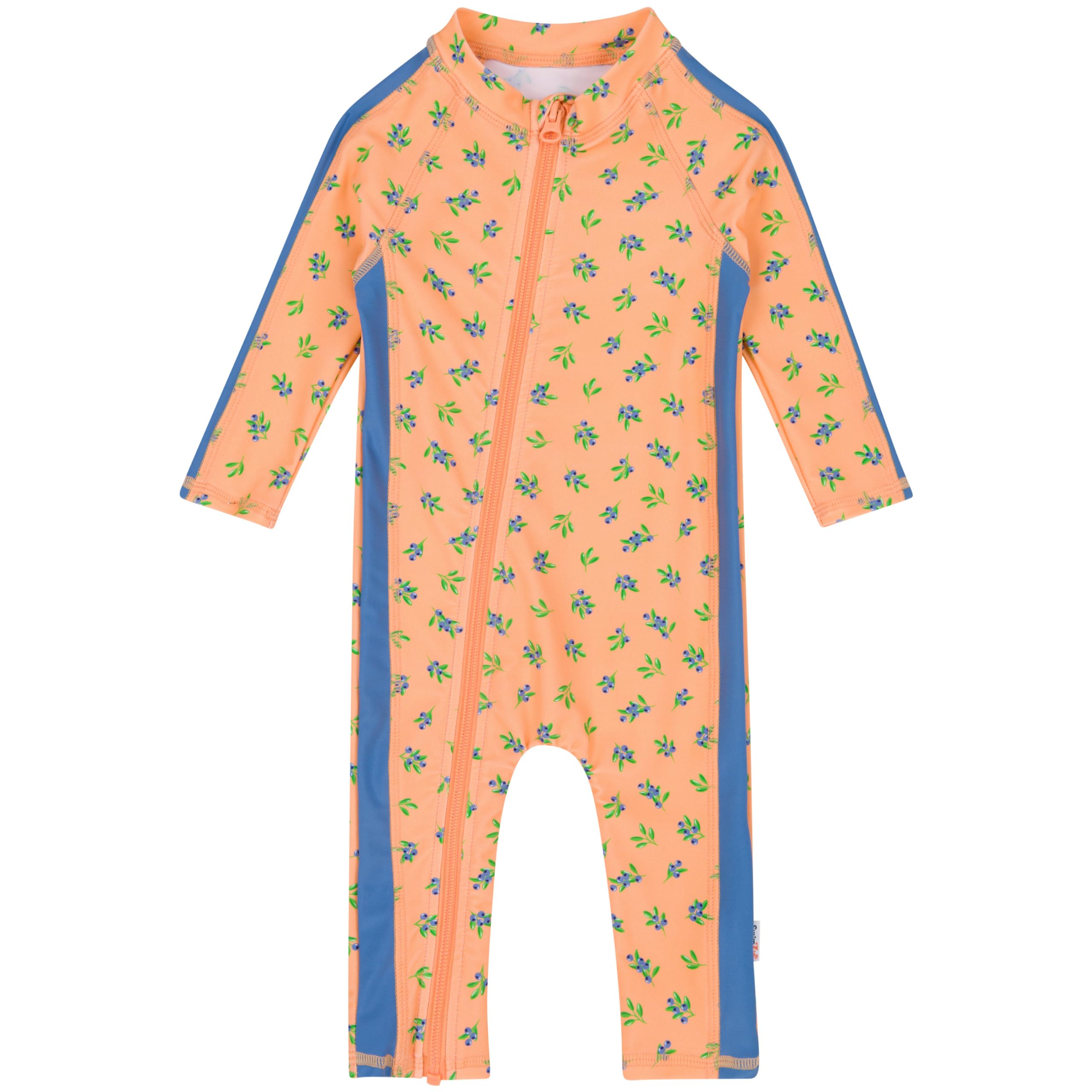 SwimZip UPF50+ Girls' Long Sleeve One Piece Swimsuit, Kids Bathing Suit