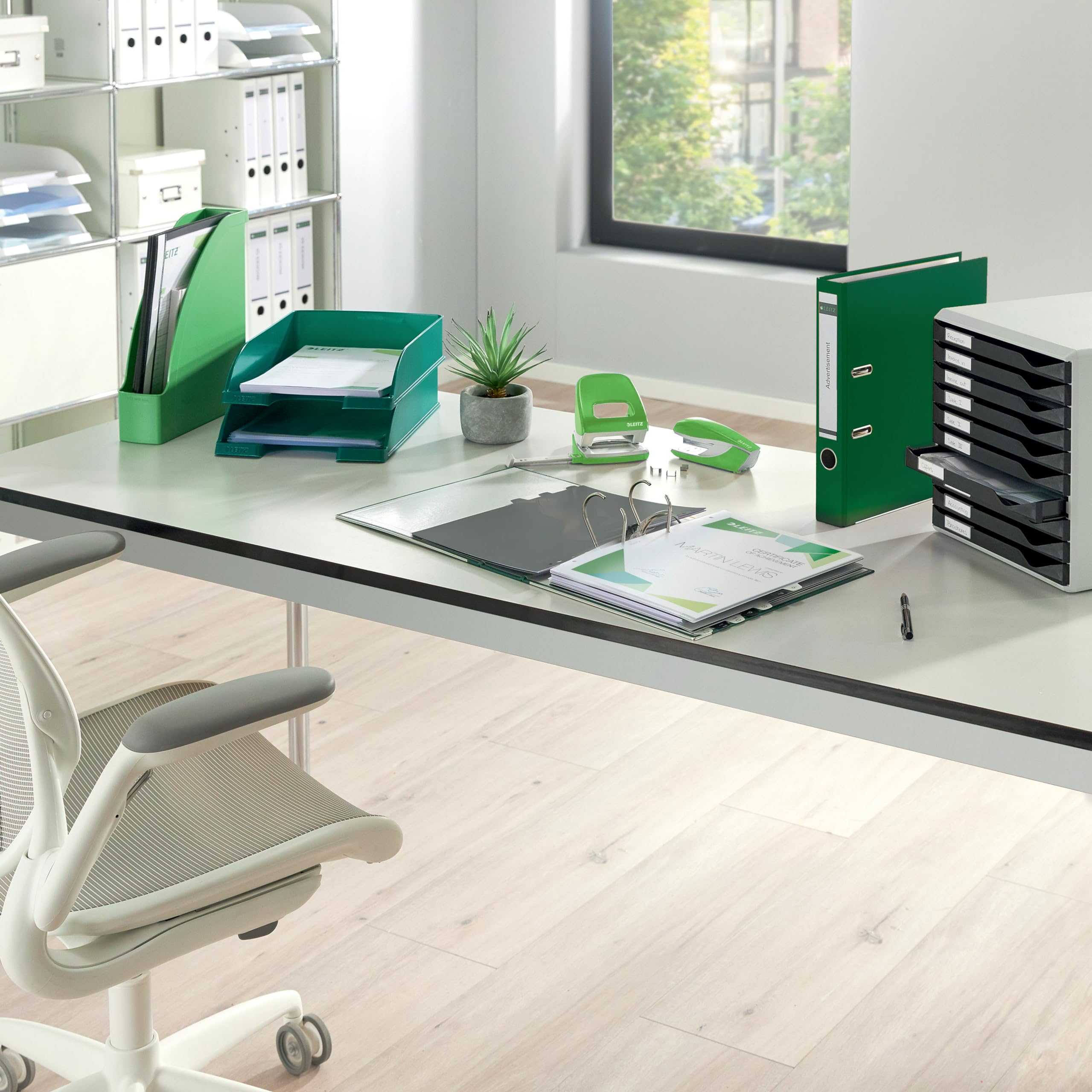 Leitz Bandeja portadocumentos verde Pack