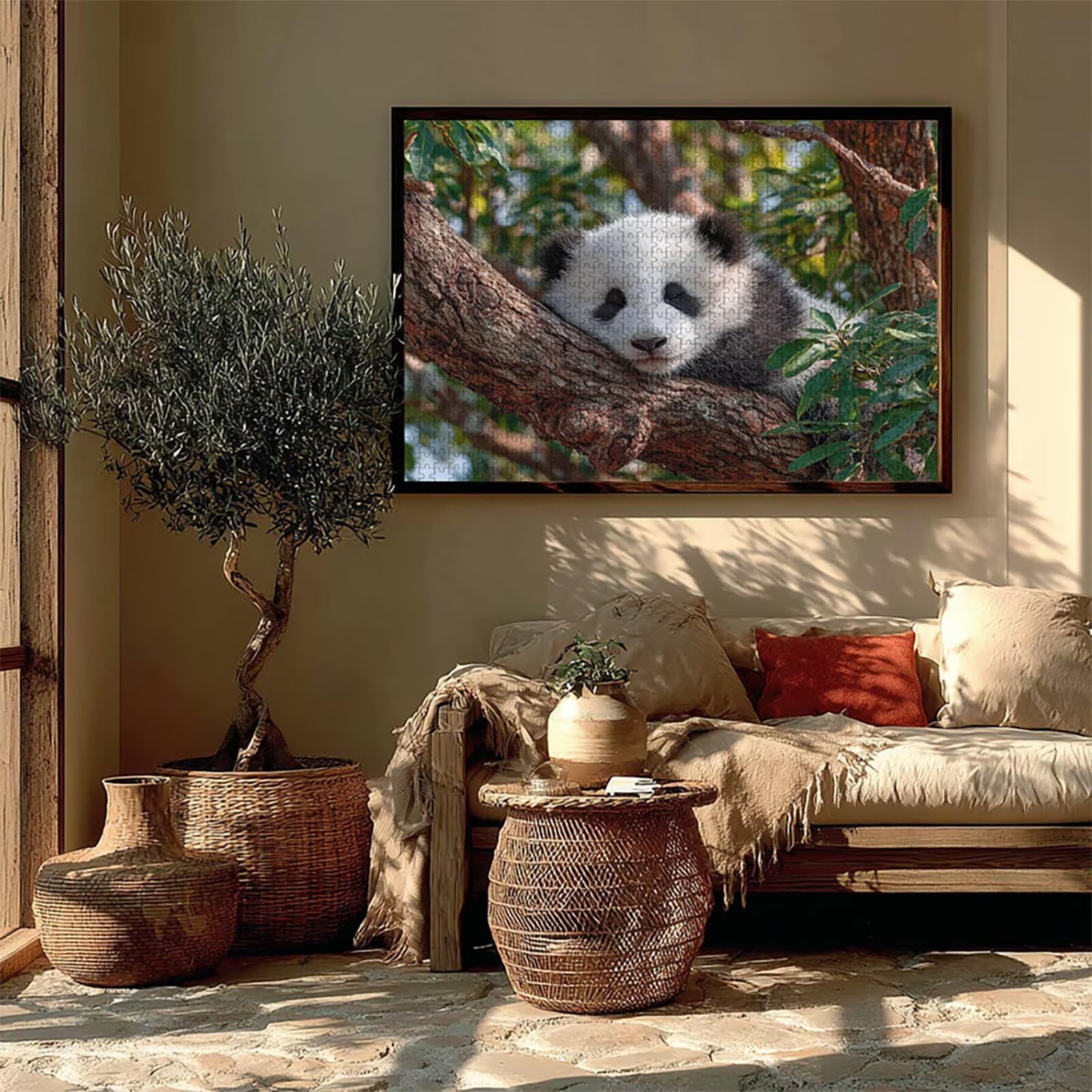 Pianta Puzzle 6000 Pezzi Adulti, Puzzle Legno con Scatola 179x105cm, DIY Giochi Divertenti per Familiar, Idea Regalo Uomo e Donna, Squisita confezione Regalo, Estate Decorazioni Casa, (Panda) R-9978