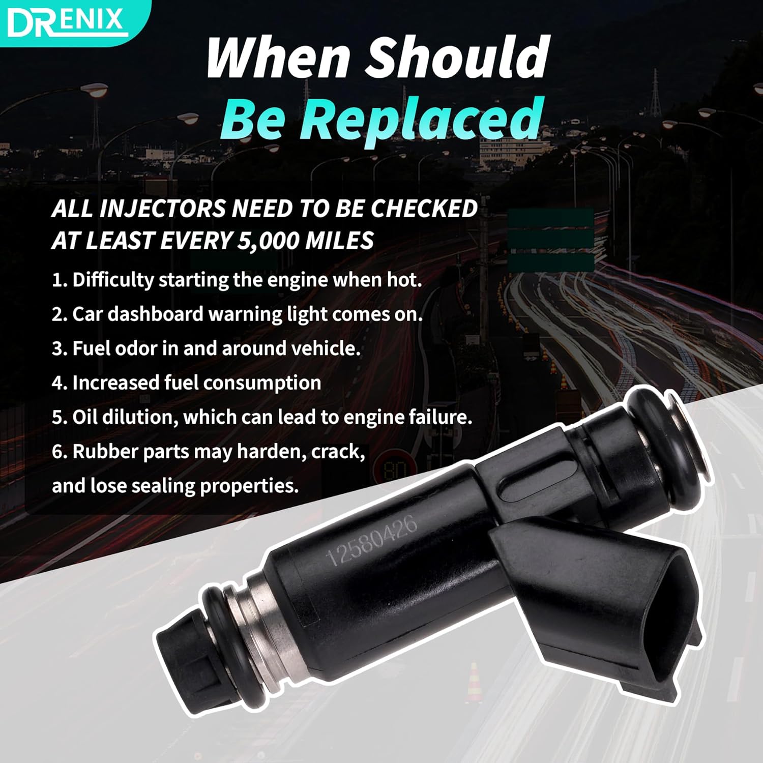 Fuel Injectors fits for-Chevy Avalanche Express Silverado 1500 2500 Suburban Tahoe for-GMC Sierra Yukon XL 12580426