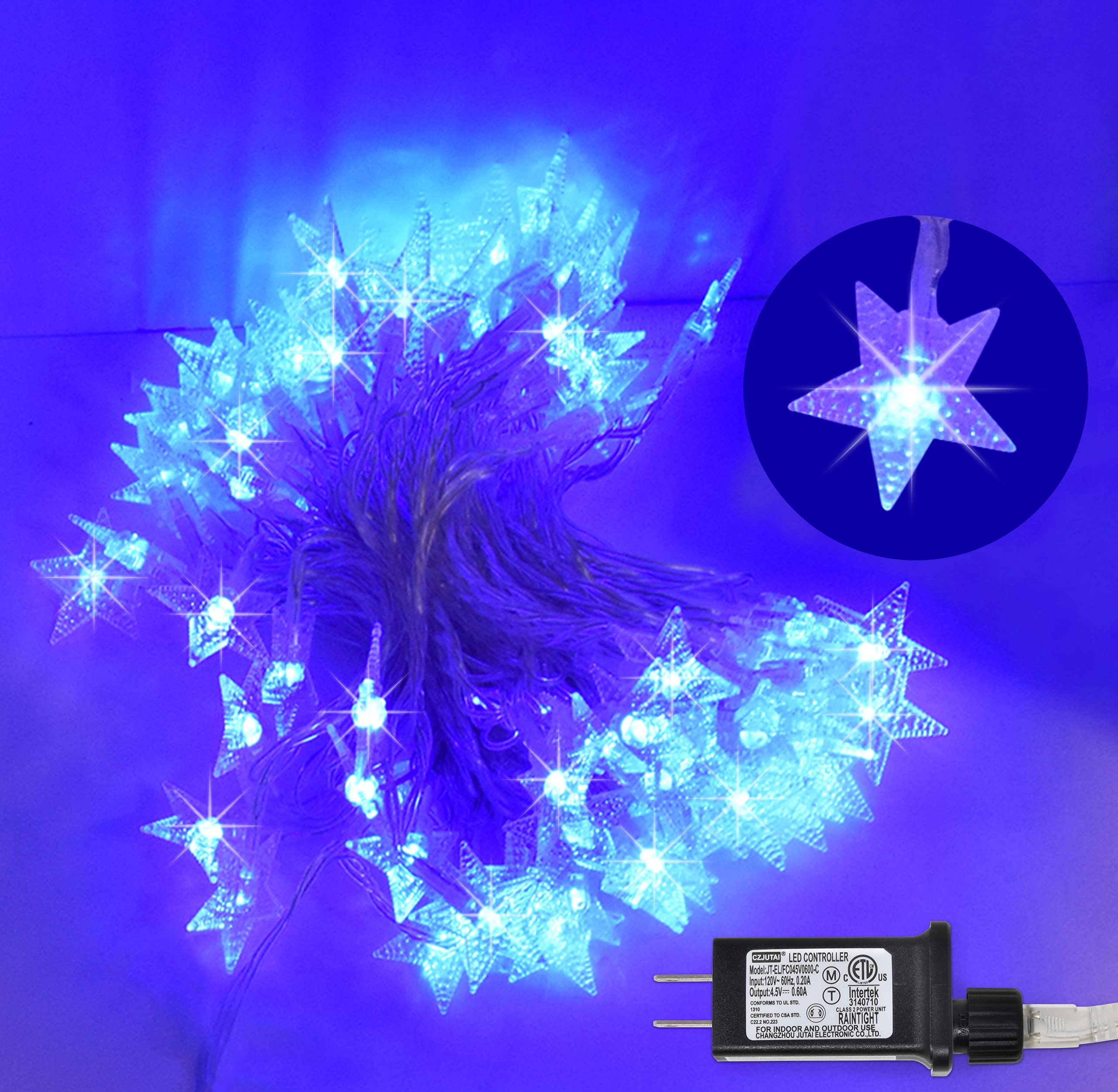 Amazon.co.jp: パトリオティックブルー 100 LED スターストリング