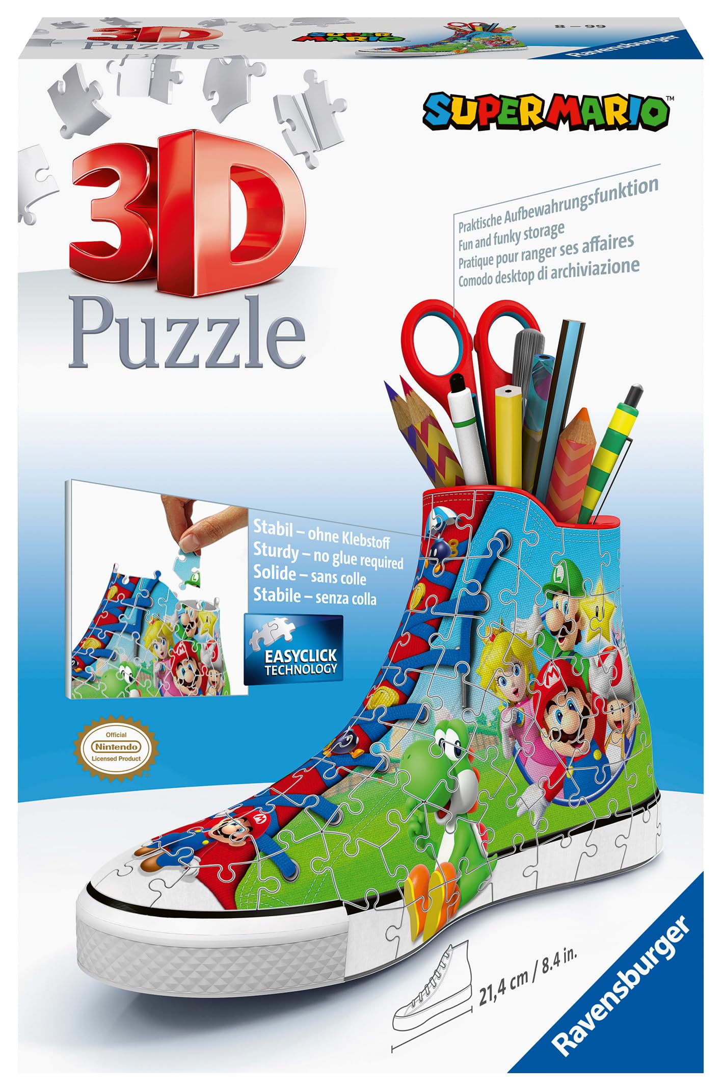 Ravensburger Puzzle 3D Trampek Super Mario 108 el.