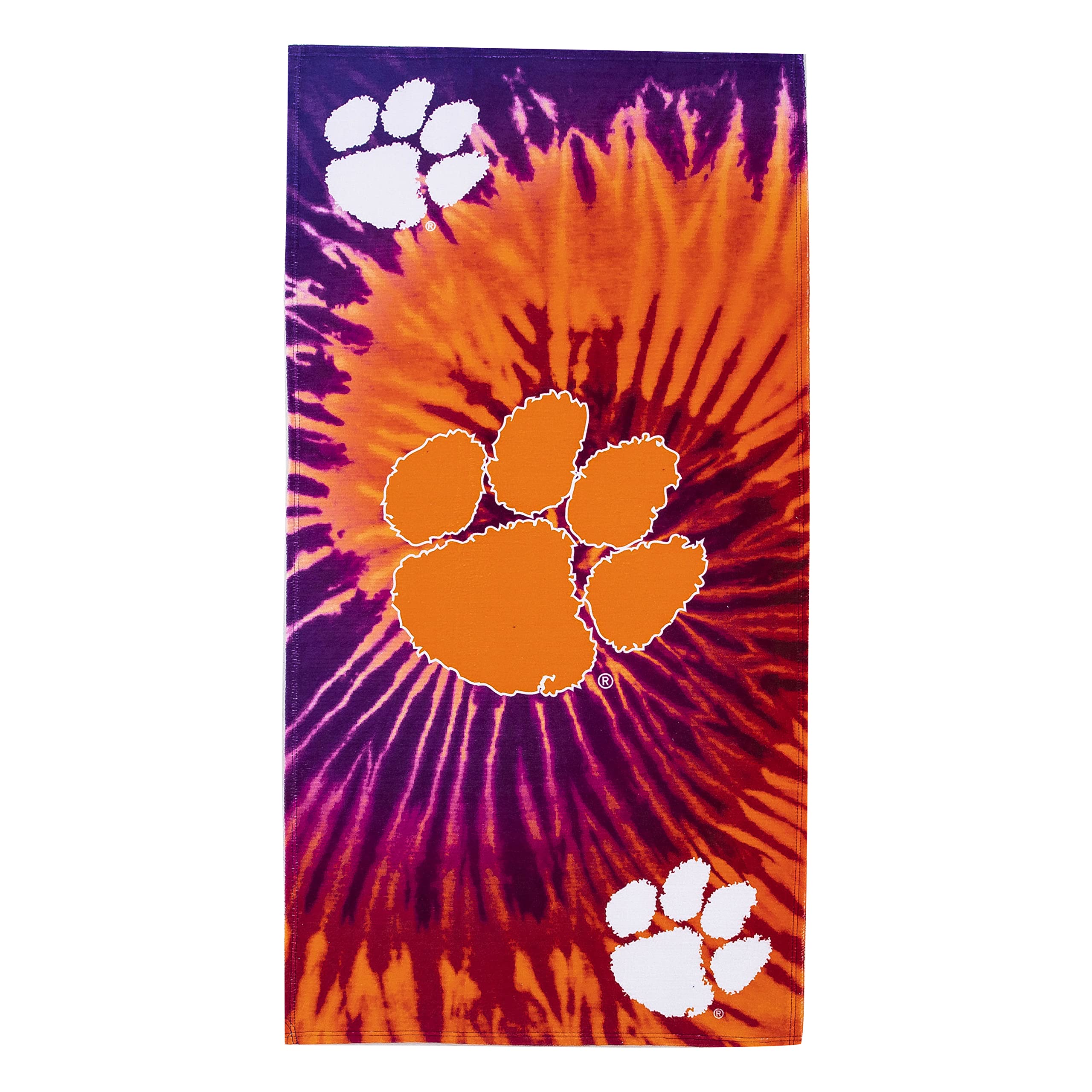 Northwest NCAA Texas Longhorns Beach Towel, 30" x 60", Psychedelic