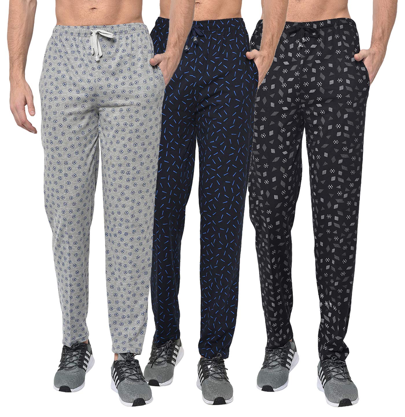 mack jonney Blended Regular Fit Men Pajamas(Pack of 3-MACK632269)-picture-21