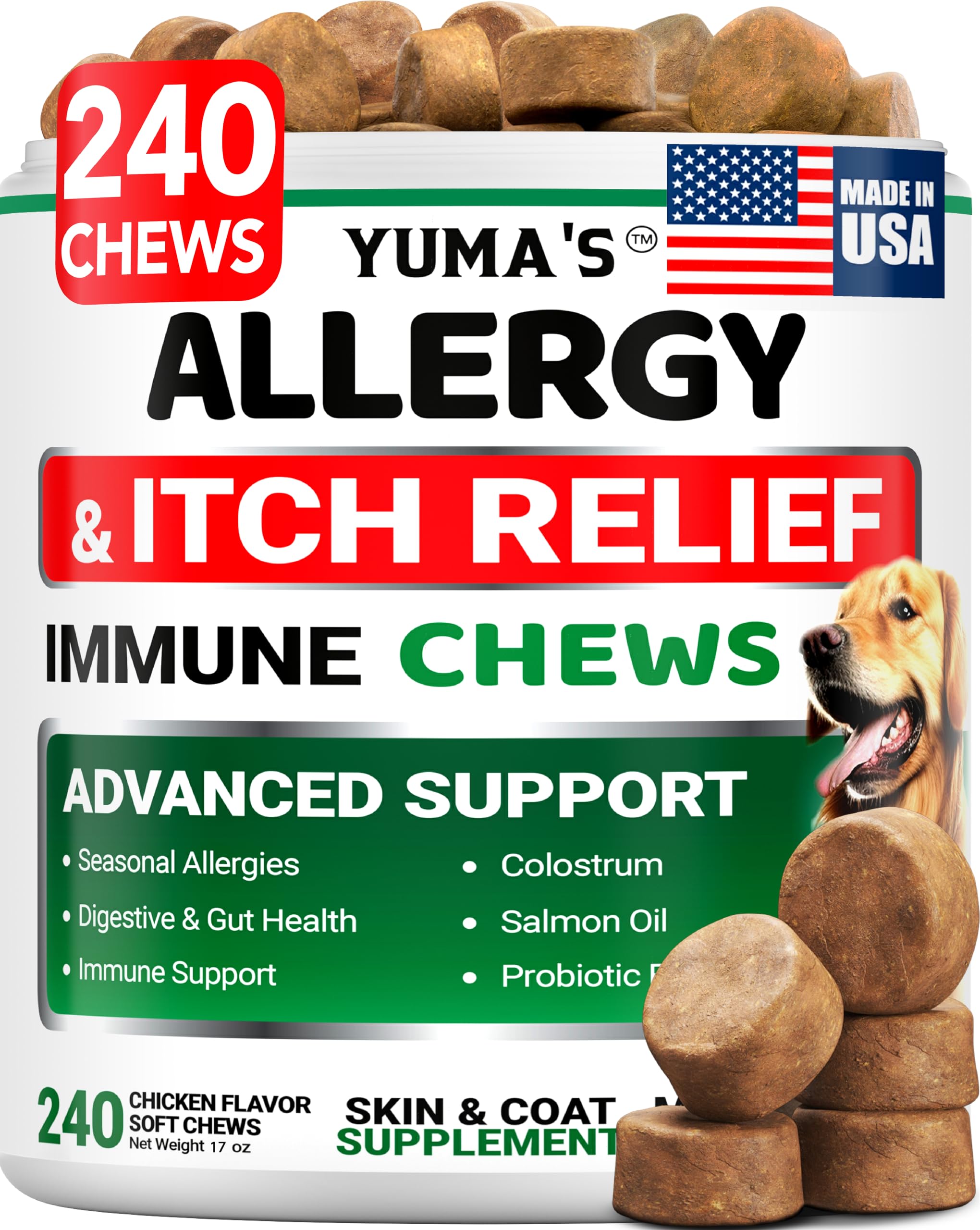 YUMA'S Allergy Relief Chews