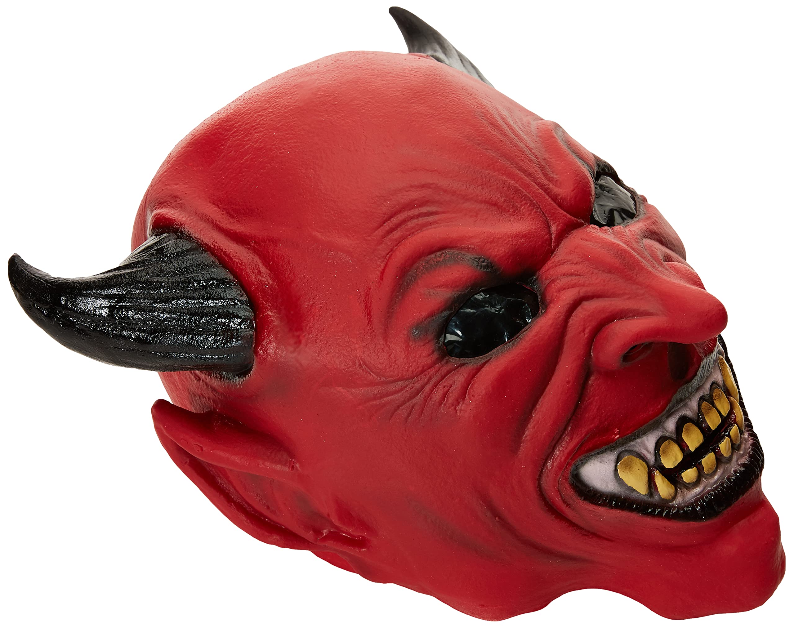 Rubie's Costume Classic Red Devil Adult Overhead Latex Mask Adult One Size, Multicolored - Image 2