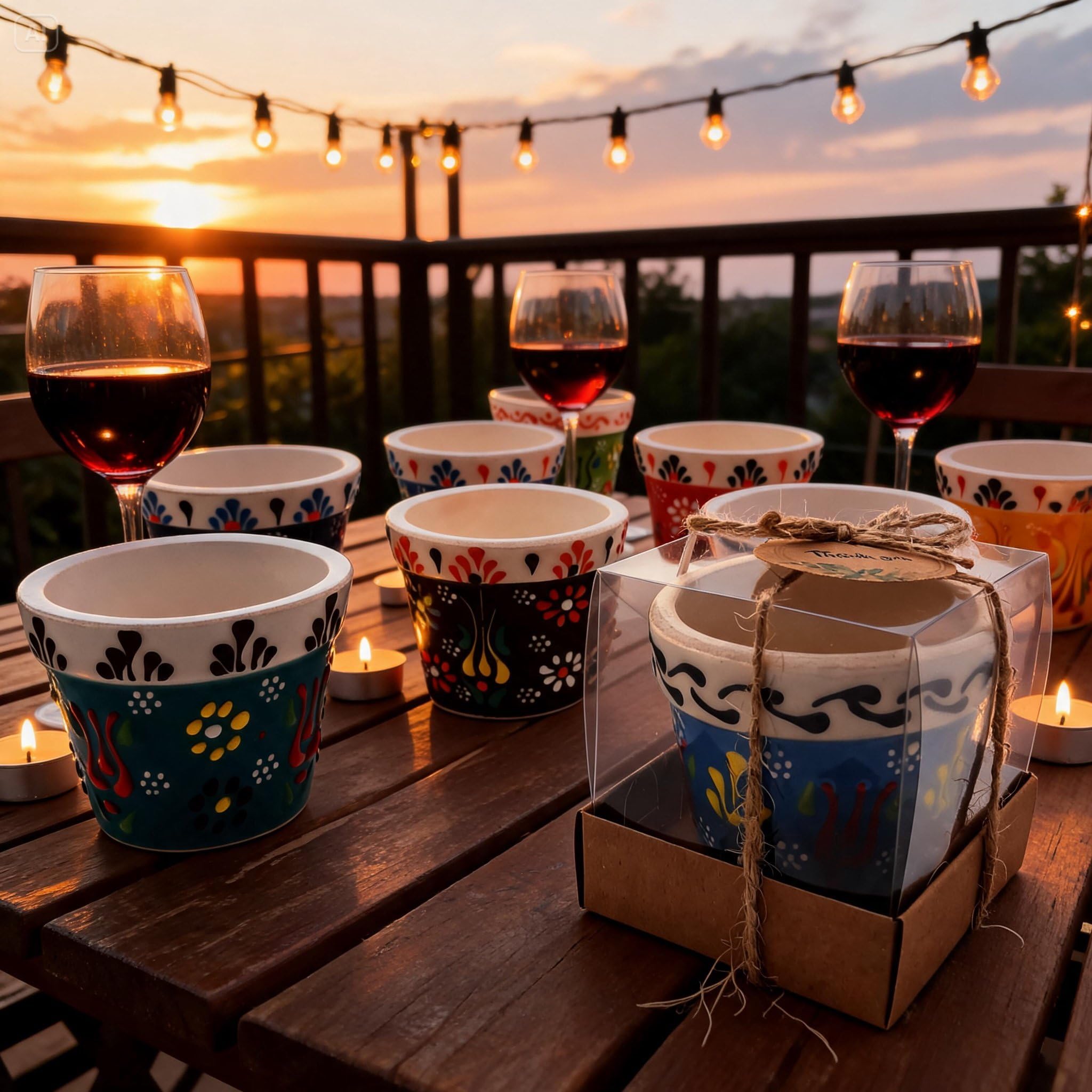Bomboniere per addio al nubilato per ospiti, vaso in ceramica per piante grasse in scatola, bomboniere per gli ospiti, sfuso, regalo per feste in spiaggia, piante grasse vive non include