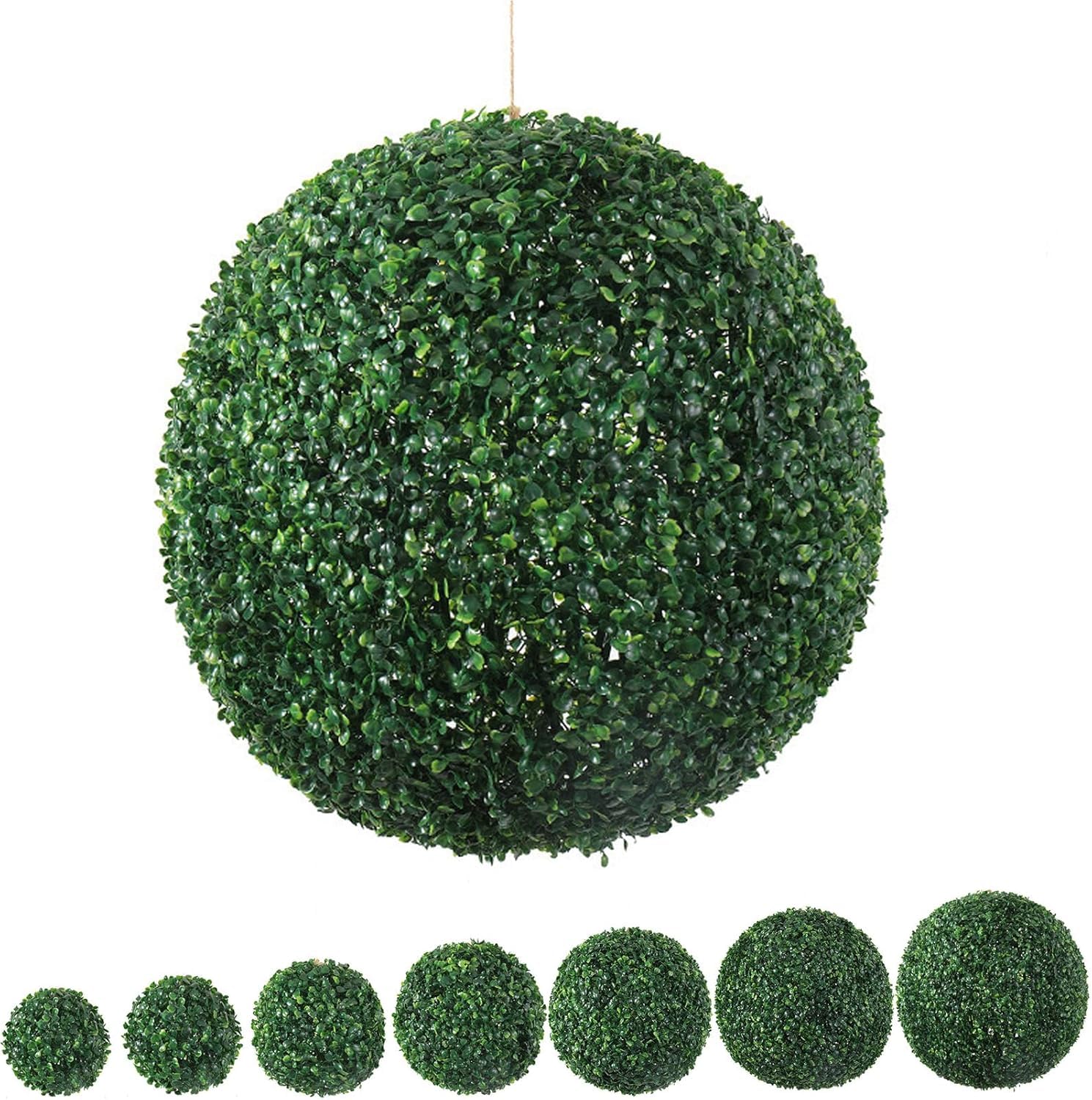 Bolas de plantas artificiales al aire libre decorativas para proyectos paisajísticos y Navidad