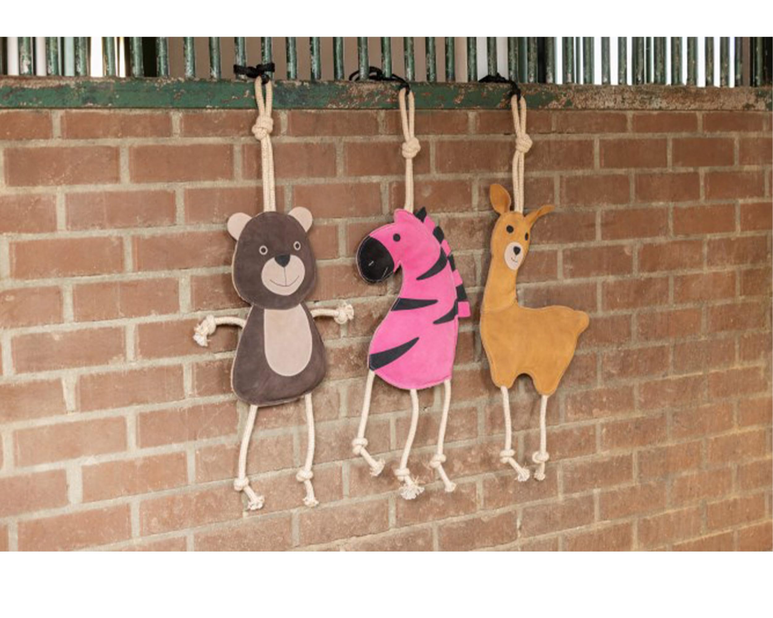 Kerbl 3228261 Ours en Forme de Cheval, Jouet à mâcher, 40 x 25 x 6 cm, avec Un Rembourrage en Fibre de Coco