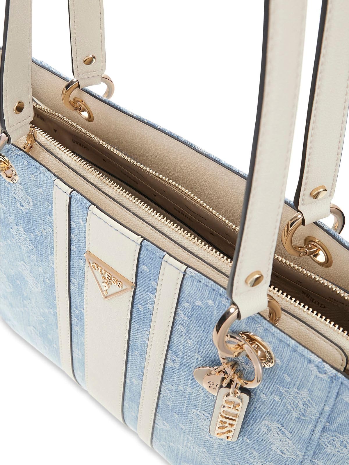 GUESS NOELLE II TOTE DLP - DENIM LOGO One Size