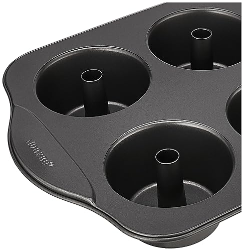 Miniatura 4 de Norpro Molde antiadherente para hornear de 6 tazas, mini Angel Food Bundt, para tartas, cocina, 17 pulgadas x 11 pulgadas, como se muestra