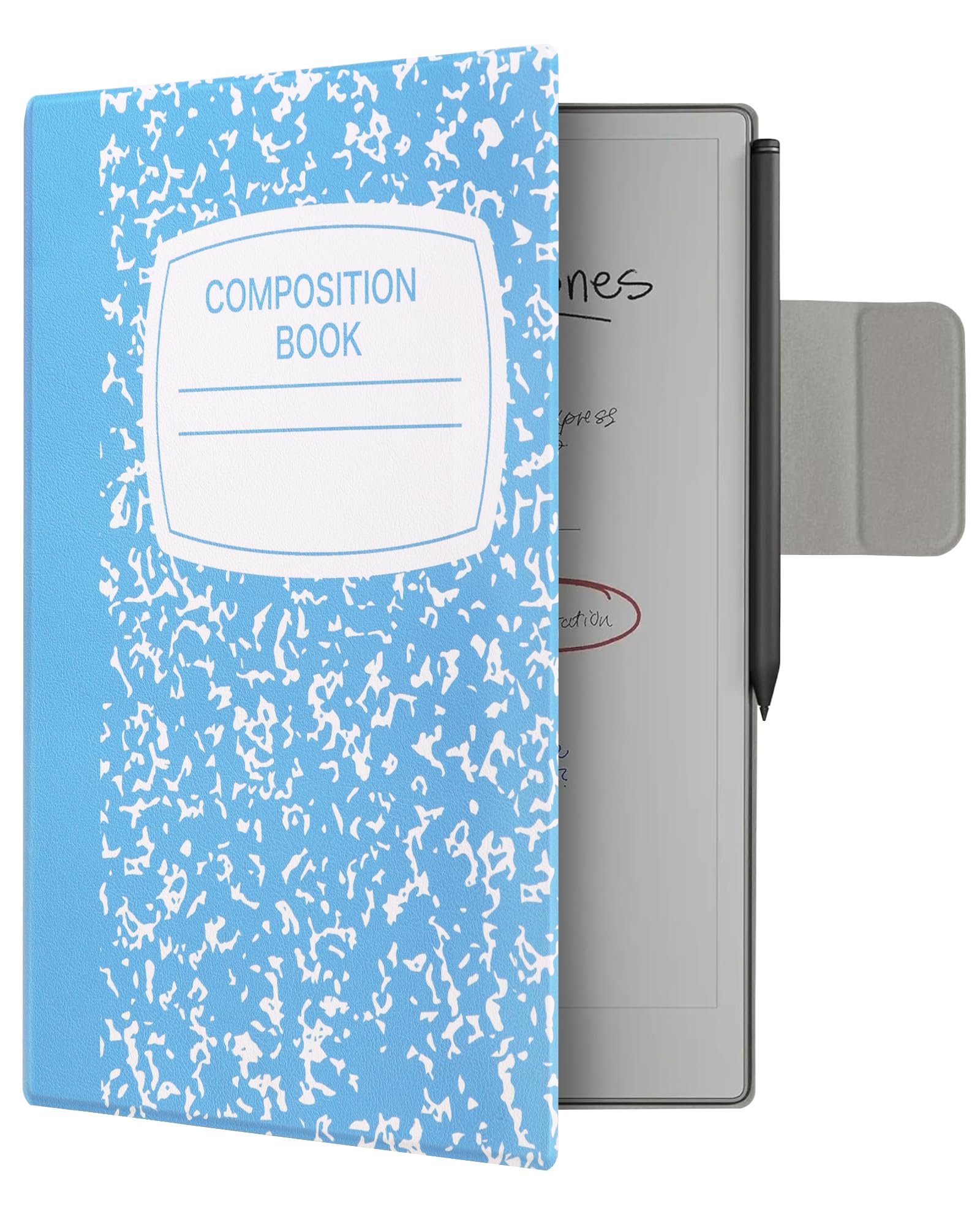 WALNEW Case for Remarkable Paper Pro,Magnetic Slim Book Folio Cover with Pen Clasp, Auto Sleep/Wake Protective Cover for Remarkable Paper Pro 11.8" (2024 Released)