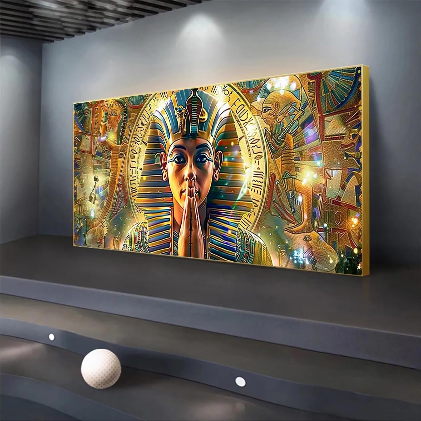5D Diamant Painting Set „Bunte Zusammenfassung“ – 30x90 Cm, Round Drill, Vollbohrer