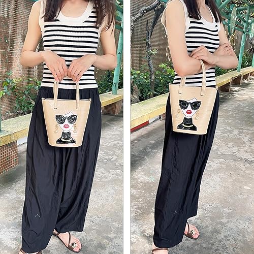 Miniatura 3 de Novedoso bolso de mano 3D con asa superior, bolso de mano para mujer, bolsos de hombro únicos