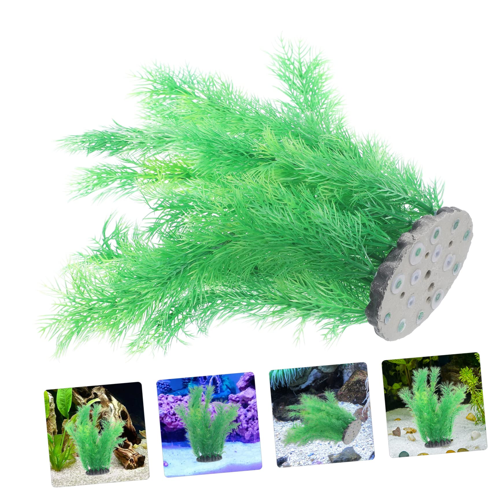 Sosoport 5St Aquarienlandschaft kunstpflanze kunstplflanze Home Decor Aquarienzubehör Artificial Plant Aquariumzubehör Aquariendekoration groß Gefälschte Pflanzen Aquarienpflanzen Plastik