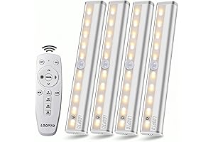 LDOPTO Battery Powered LED Under Cabinet Lights