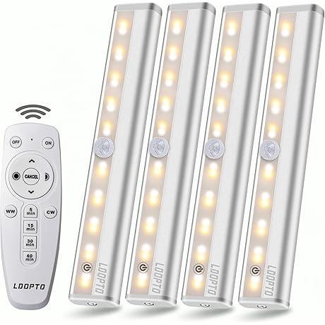 LDOPTO Battery Powered LED Under Cabinet Lights