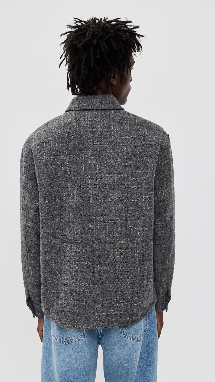 FRAME Men's Tweed Overshirt - Image 4