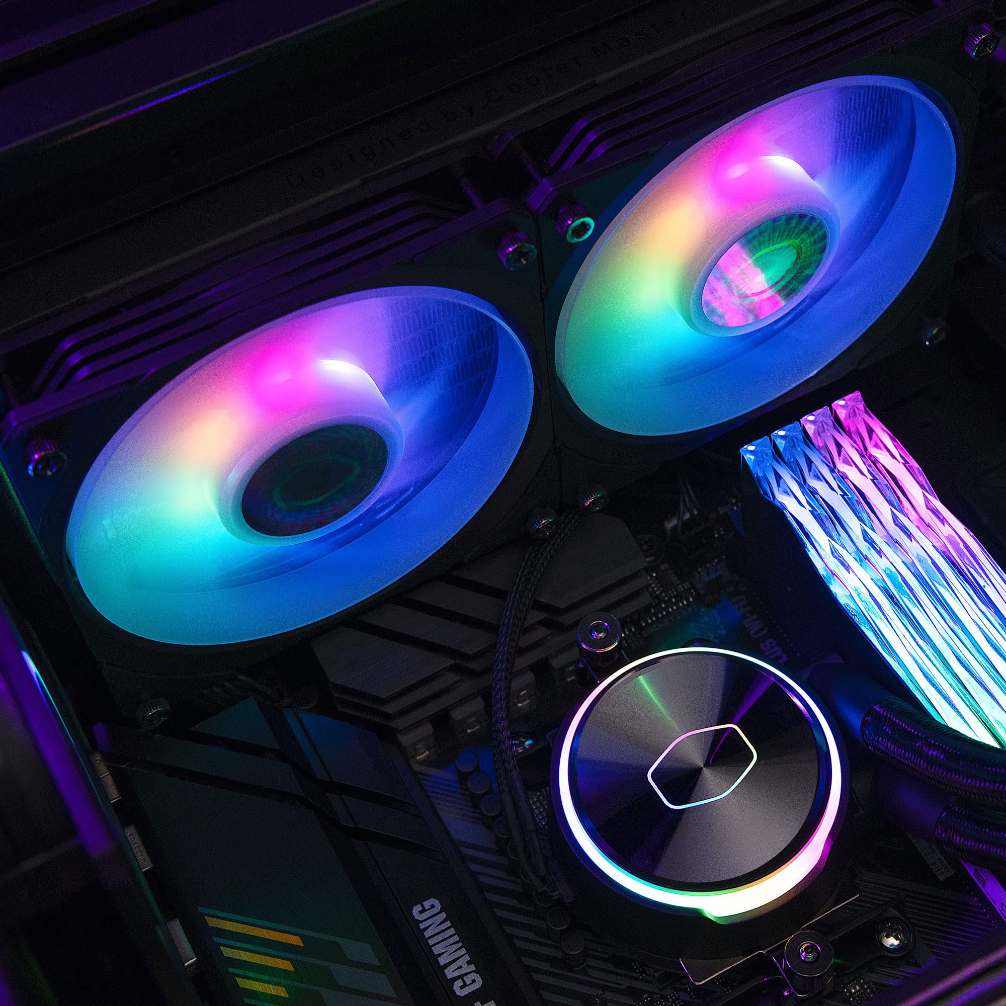 Amazon | Cooler Master MasterLiquid PL240 Flux 簡易水冷CPUクーラー