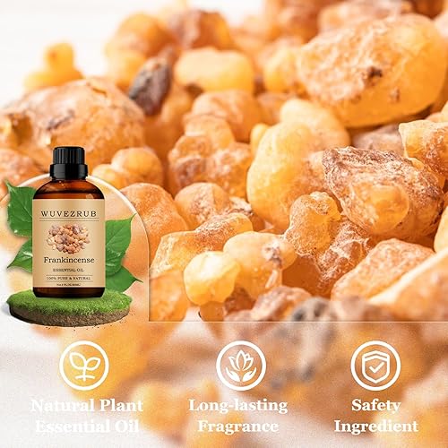 Miniatura 52 de Aceites esenciales de sándalo de 8.1 fl oz, aceite esencial puro de sándalo para difusor de aromaterapia, 8 onzas líquidas