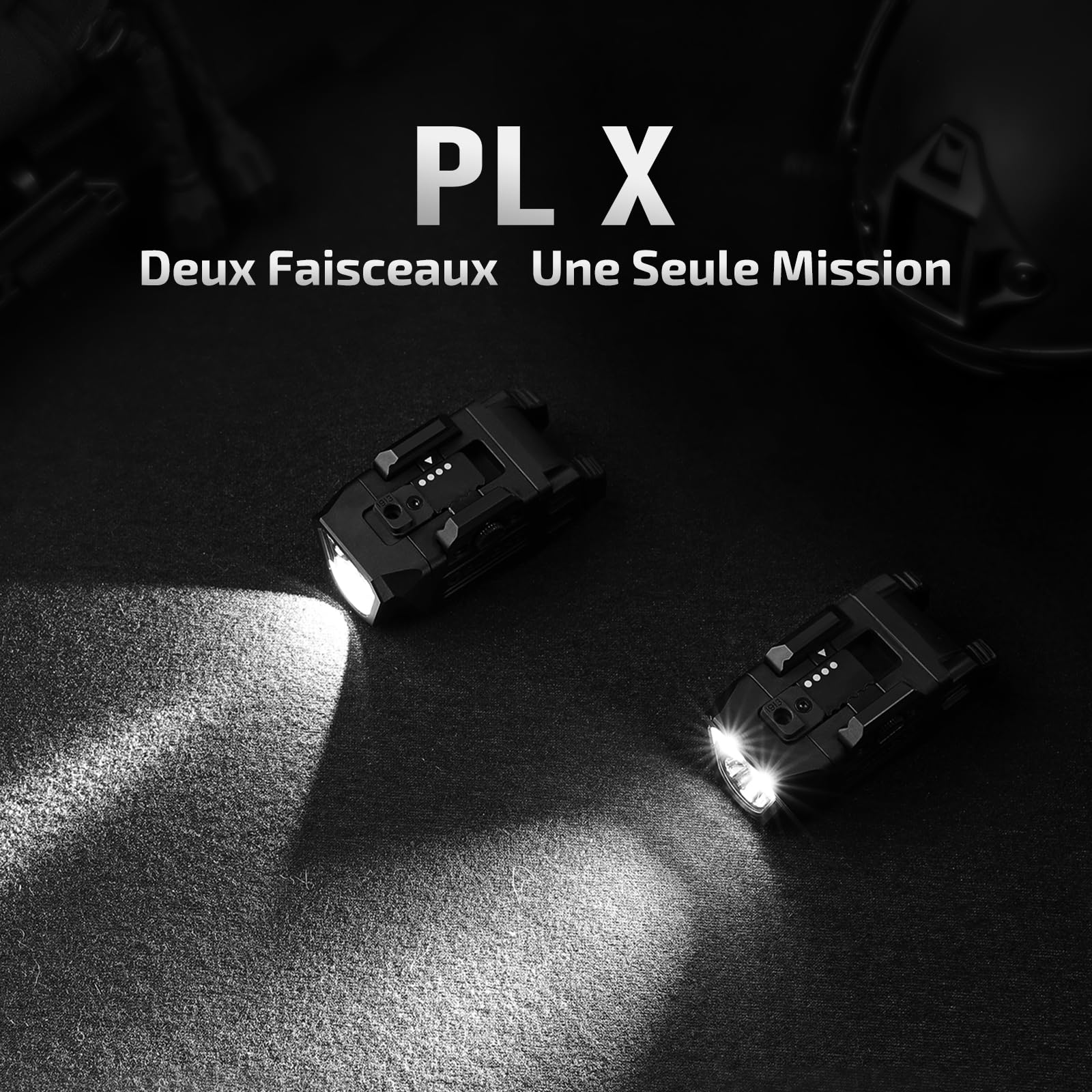 OLIGHT PL-X Lampe Torche avec Projecteur de 22500 Candelas 1200 Lumens